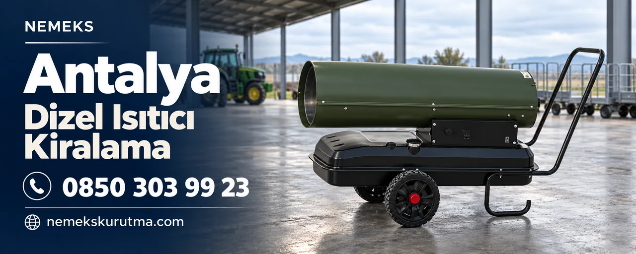 Antalya Dizel Isıtıcı Kiralama — Antalya dizel ısıtıcı kiralama için açık çalışma alanı görseli