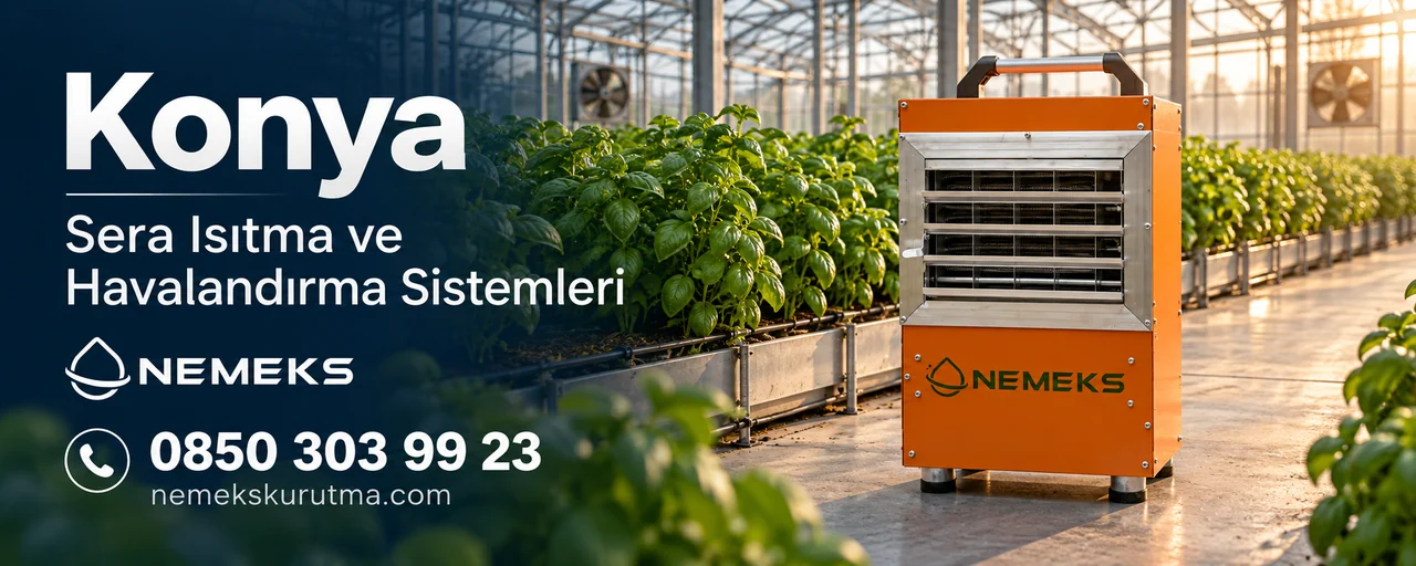 Konya Sera Isıtma ve Havalandırma Sistemleri — Konya sera ısıtma ve havalandırma için elektrikli ısıtıcı görseli